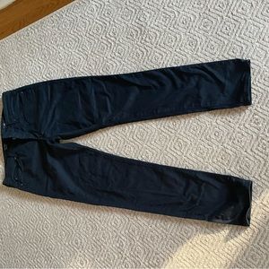 AG navy cigarette leg pants size 29 worn once!